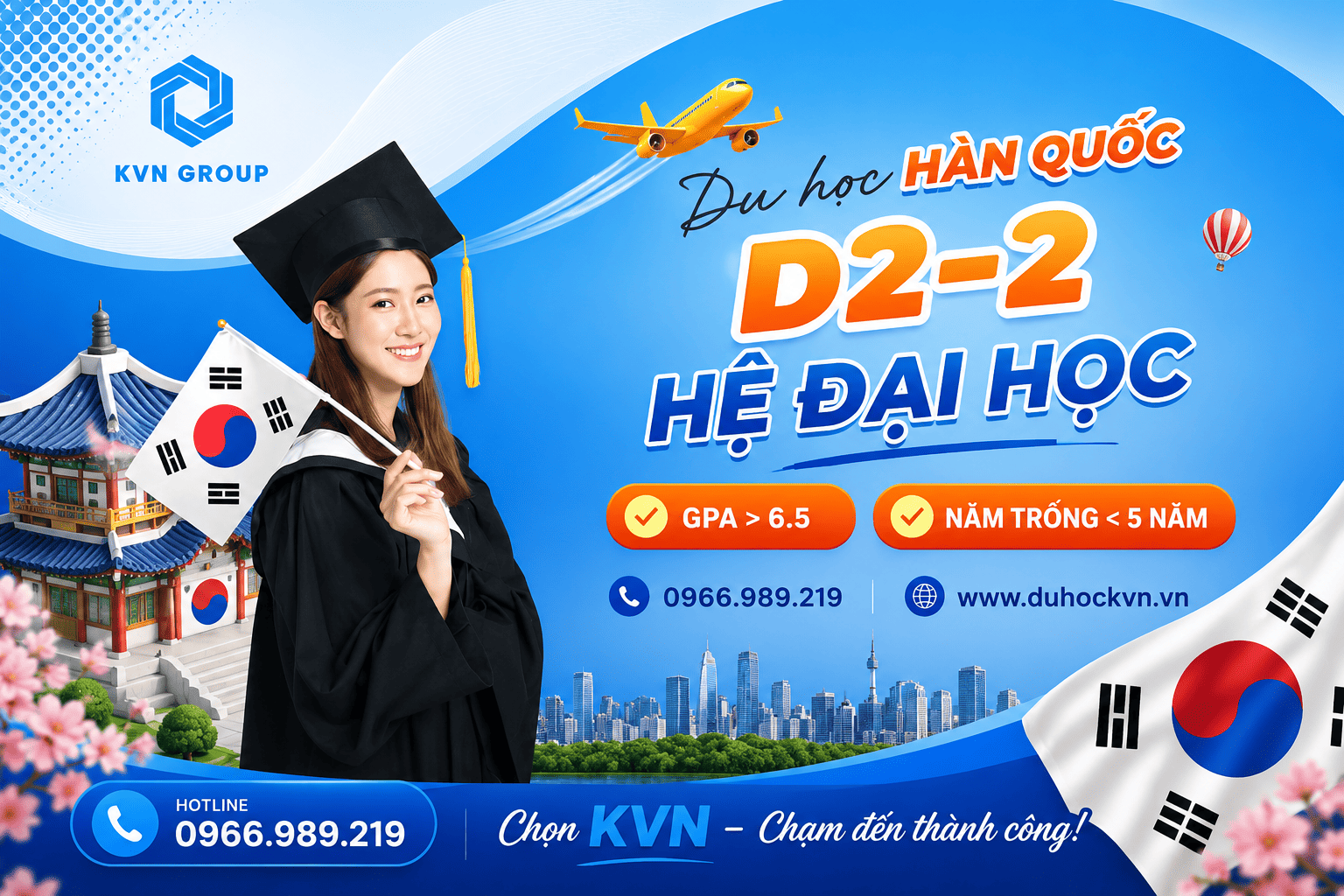 Du học Hàn Quốc hệ Đại học Visa D2-2