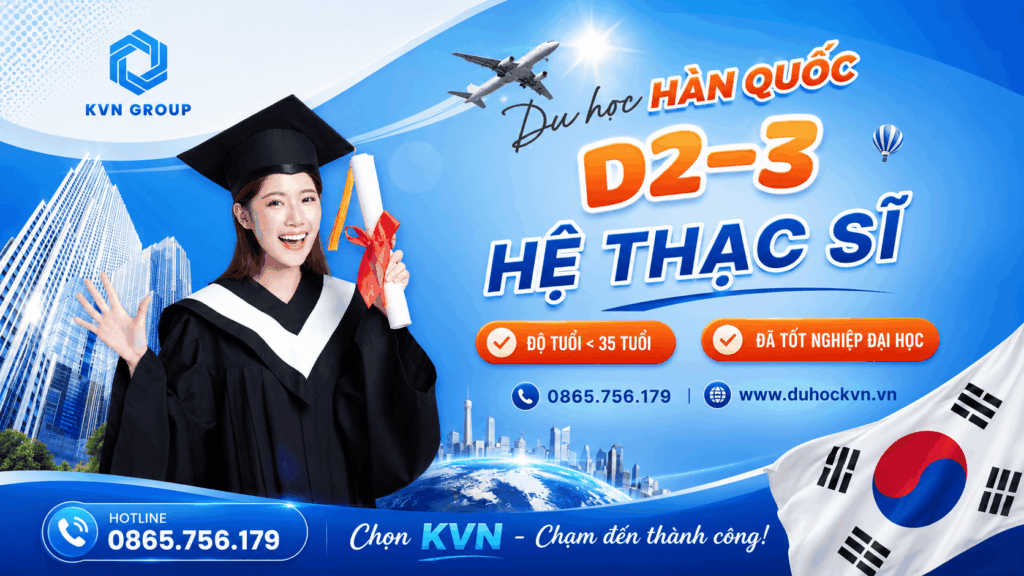 Du học Hàn Quốc hẹ Thạc sĩ D2-3