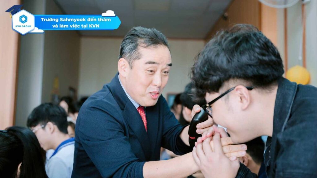 Trường Sahmyook Health University đến thăm và làm việc tại du học Hàn Quốc KVN