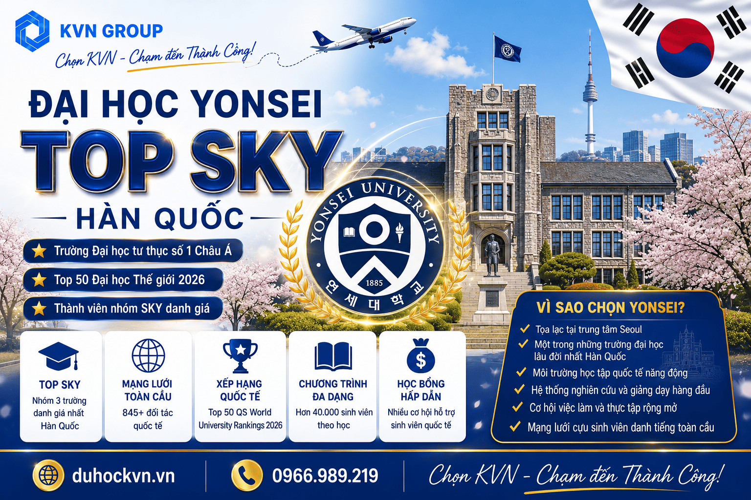 Đại Học Yonsei hàn Quốc - Trường đại học Hàn đầu tại Hàn Quốc