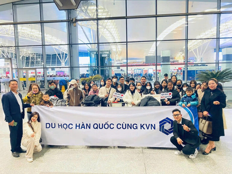Du học sinh xuất cảnh thành công tại Du học Hàn Quốc KVN