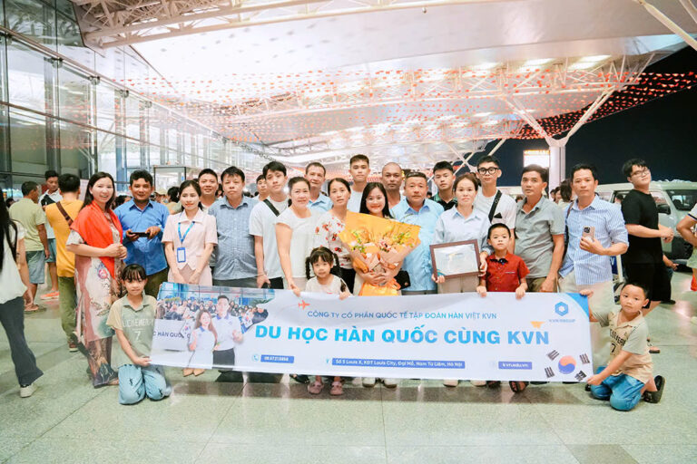 Du học sinh xuất cảnh thành công tại Du học Hàn Quốc KVN
