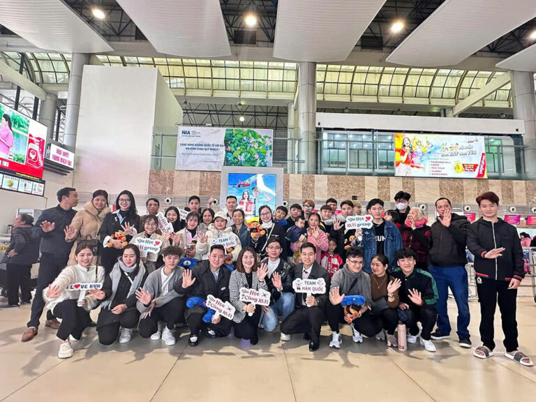 Du học sinh xuất cảnh thành công tại Du học Hàn Quốc KVN
