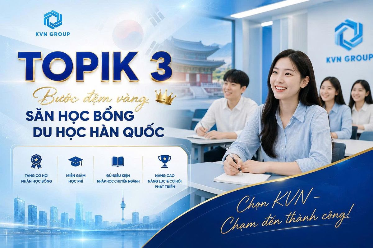TOPIK 3 – “Tấm vé vàng” giúp tăng cơ hội nhận học bổng du học Hàn Quốc