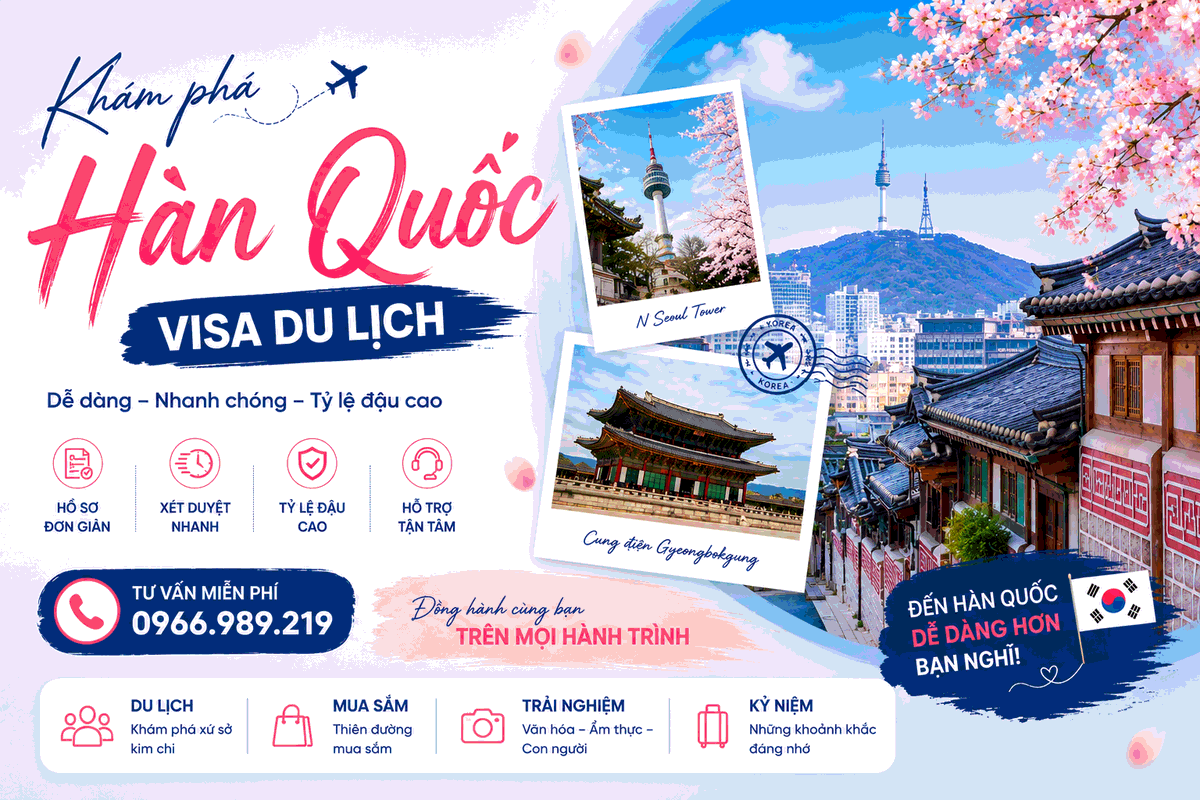VISA DU LỊCH HÀN QUỐC – CÁNH CỬA KHÁM PHÁ XỨ SỞ KIM CHI